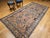 Vintage Persian Malayer Gallery Rug, Hand-Knotted Wool, Geometric Pattern, 5x10, Tan & Blue For Sale - Image 11 of 18