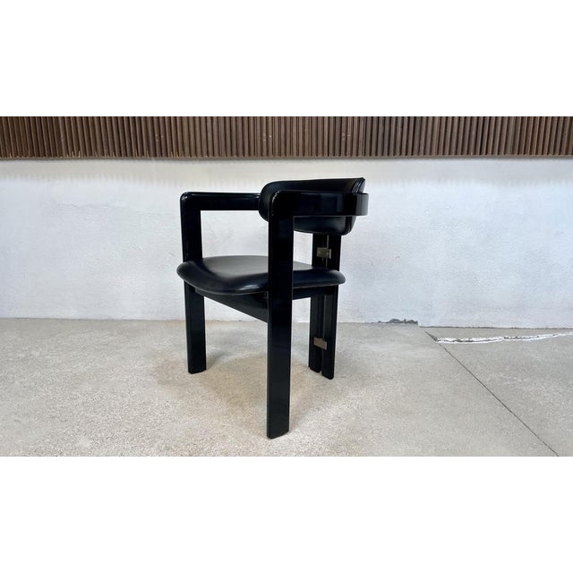 Pamplona Leather Dining Chairs by Augusto Savini for Pozzi, Italy, 1964, Set of 4 For Sale - Image 18 of 18