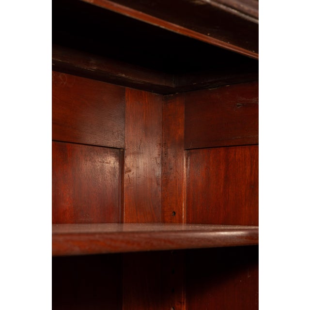 Wood Early 20th Century Monumental Renaissance Revival Carved Wood Library Display Cabinet For Sale - Image 7 of 14