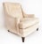 Cream 1940s Mid-Century Modern Club Chairs, Ultrasuede Upholstery, Loose Seat Cushions For Sale - Image 8 of 11