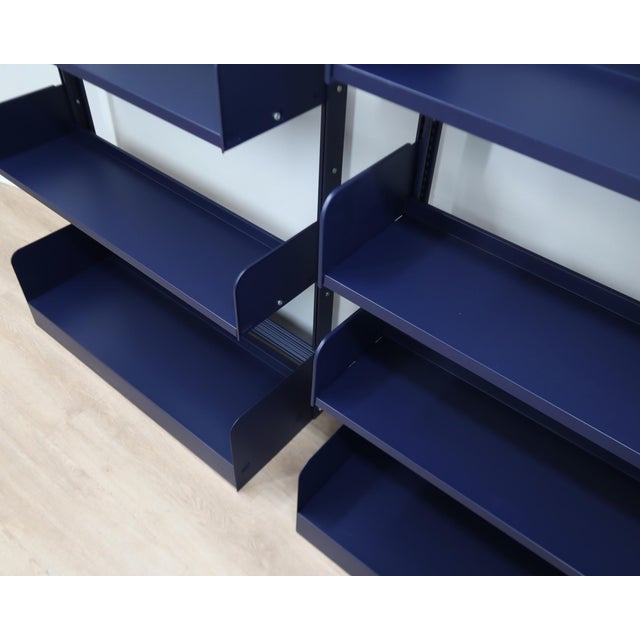 Congresso Modular Metal Bookcase from Lips Vago, 1970s, Set of 2 For Sale - Image 17 of 18