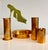 Scandinavian Modern Candleholders with Vase & Tray in Brass from Ekte Norsk Odel, Norway, 1960s, Set of 4 For Sale - Image 6 of 15