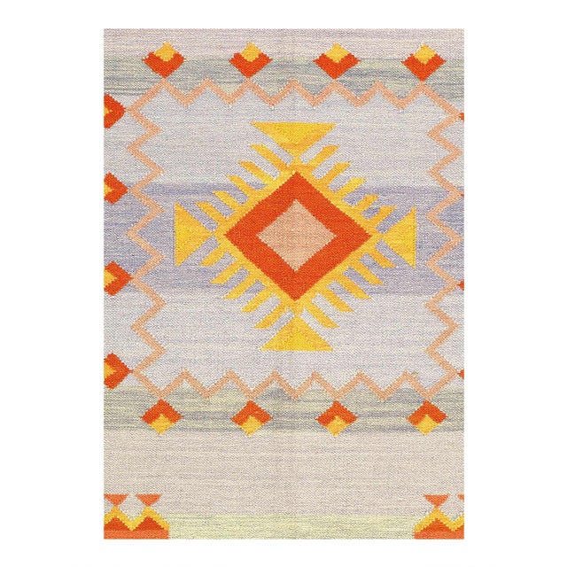 This Moroccan-design flat weave rug is reversible for a little extra dose of versatility. Naturally dyed, this rug hails...
