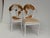 1980s 1980s Set of Four Hollywood Regency Carved Lotus Chairs For Sale - Image 5 of 12