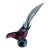 Murano Glass Bird Sculpture in Blue and Amethyst For Sale