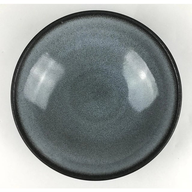 Gorgeous artisan deep grey dome Japanese design bowl by the renowned French maker “Jars” in perfect vintage condition. The...