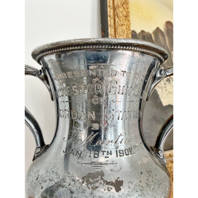 1907 Silver Plated Military Rifle Trophy For Sale In New York - Image 6 of 8