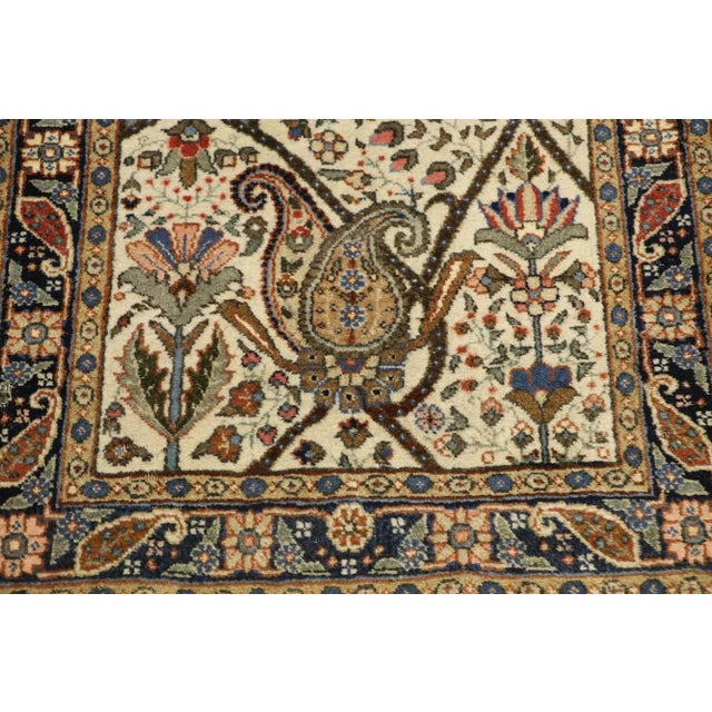 Vintage Persian Tabriz Rug - 02'05 X 03'09 For Sale - Image 4 of 9
