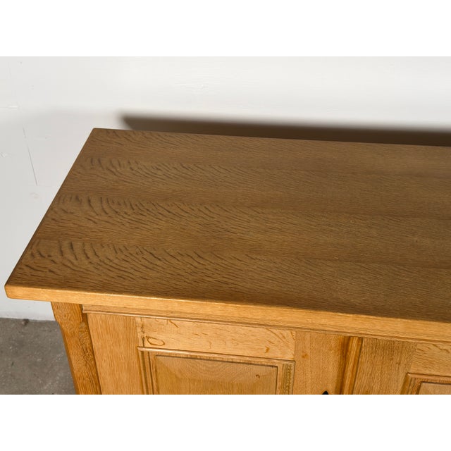 Brown Oak Sideboard by Henning Kjærnulf for Nyrup Møbelfabrik, 1960s For Sale - Image 8 of 18
