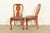 Antique English Queen Anne Burl Wood Dining Chairs, Circa 1860s For Sale - Image 11 of 13