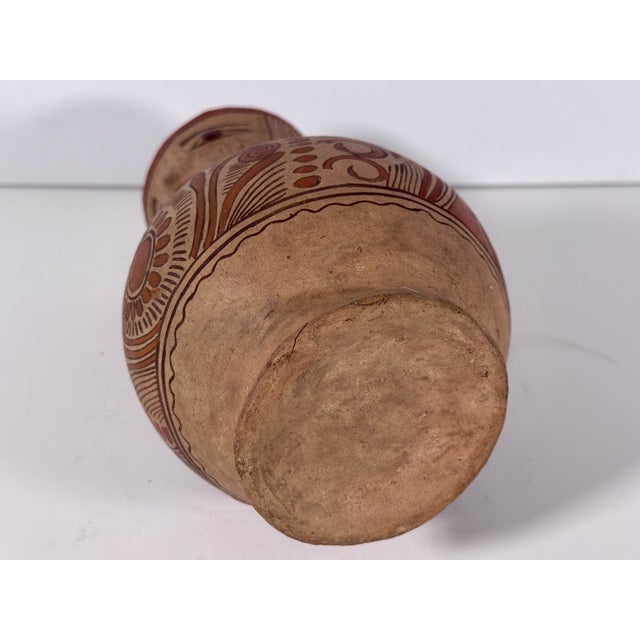 Mexican Folk Art Guerrero Nahua Figural Vase For Sale - Image 13 of 18