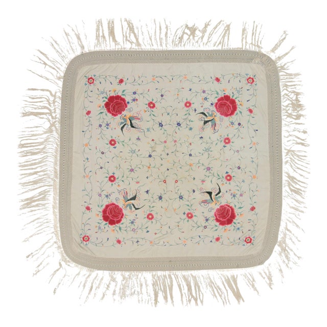 1960s Cantonese Silk Embrodery For Sale