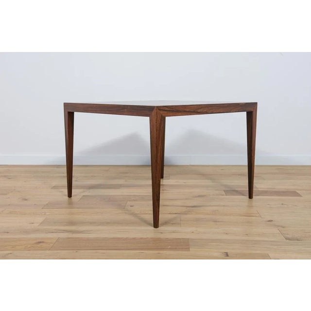 Severin Hansen Mid-Century Rosewood Coffee Table by Severin Hansen for Haslev Furniture Carpentry, 1960s For Sale - Image 4 of 13