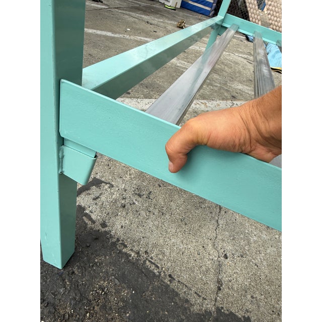 California King Room & Board Architecture Bed Frame For Sale In San Francisco - Image 6 of 12