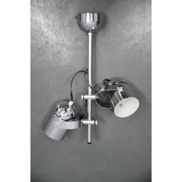 Metal Ceiling Light with Adjustable Shades from Indra, 1970s For Sale - Image 7 of 9
