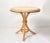 We offer a Maitland-Smith Style Mid-Century Modern Side, Drink, End Table made out of a Bend Bamboo Tripod Base with a...
