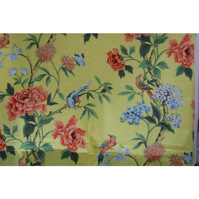 G P & J Baker Cotton Chintz Lot #1 : Floral & Birds. This fabric does not have the GP &J Baker label on the selvedge but...