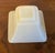 Glass Antique 19th Century Chinese White Peking Glass Square Libation Cup For Sale - Image 7 of 12