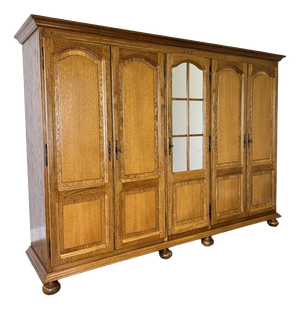 Vintage French Style Wardrobe in Oak