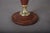 Burgundy Stitched Leather Baluster Table Lamp with Gilt-Tooled Base, 1950s For Sale - Image 3 of 8