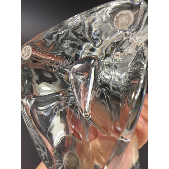 Mid Century Modern Italian Blown Glass Penguin Art Sculpture by Mario Brogi For Sale - Image 11 of 12