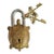 Vintage Brass India Turtle Lock For Sale