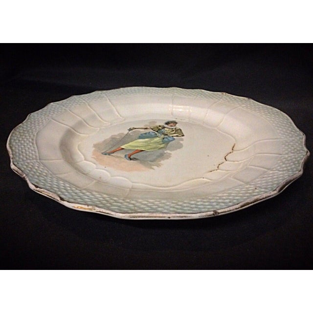 Antique Faience Plate - 20th Century or Earlier, "Hamage Nord" Design For Sale In New York - Image 6 of 6