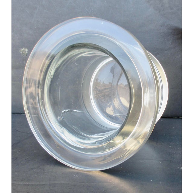 Salviati Salviti Crystal MCM Bowl for Albert Herbert Design Circa 60s For Sale - Image 4 of 11