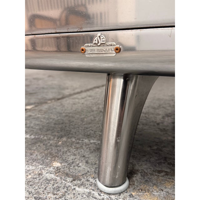 Mid 20th Century All Steel Equipment Tanker Desk For Sale - Image 12 of 12