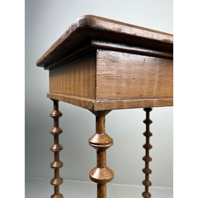 Side Table with Drawer, 1930s For Sale - Image 9 of 15
