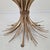 Metal Hollywood Regency Gilded Sheaf of Wheat Coffee Table in the style of Coco Chanel, 1970s For Sale - Image 7 of 15