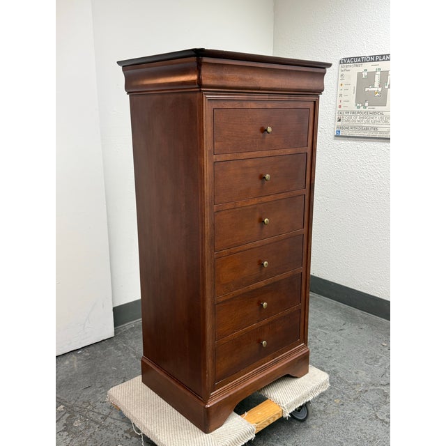 Traditional Shermag Louis Philippe Lingerie Chest For Sale - Image 3 of 12