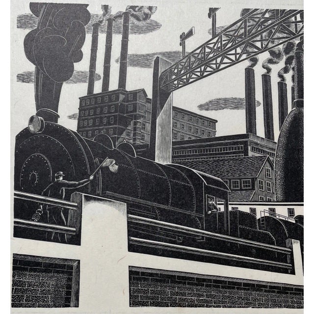 This is just a great original piece. I recently acquired a collection of excellent 20th Century prints that I am offering...