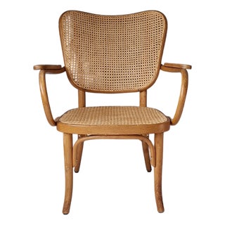 No. E 821 F Chair by Eberhard Krauss for Thonet, 1930s For Sale