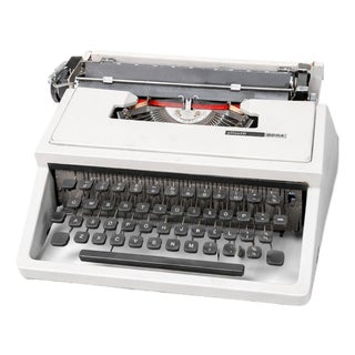 Vintage Dora Portable Typewriter with Case from Olivetti, 1960s For Sale