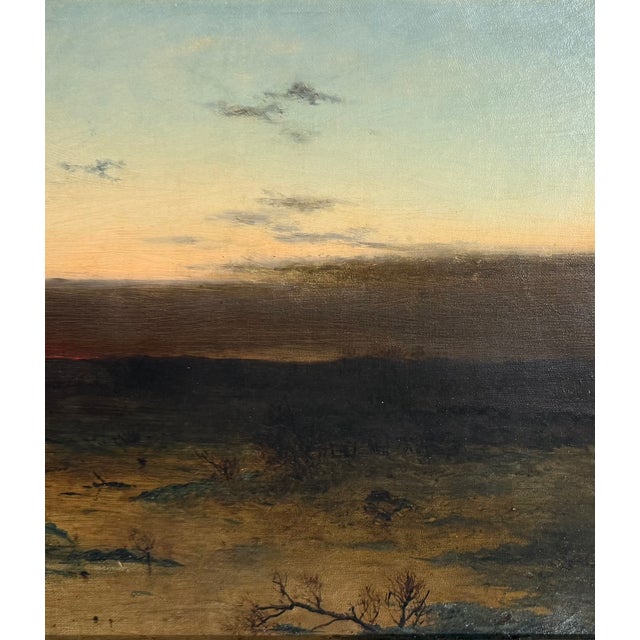 Beautiful 19th Century Lansdscape . Oil on Canvas. Attributed to Listed Artist A. H. Wyant. Hudson River School and...