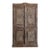 Antique Hand-Carved Rustic Armoire With Brass Stud Detailing – Vintage Statement Cabinet 76x43 For Sale