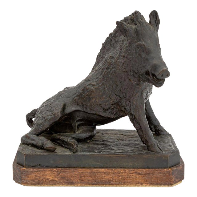 After Pietro Tacca Il Porcellino Bronze Sculpture For Sale