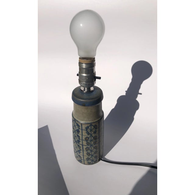Textile 1960s's Danish Mid Century Ceramic Tabletop Lamp by Marianne Starck for Michael Andersen For Sale - Image 7 of 10