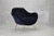 Velvet & Brass Armchair, 1950s For Sale - Image 12 of 12