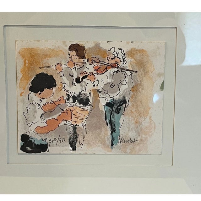 This is an original, hand-pulled color lithograph by the acclaimed French artist Urbain Huchet (19302014), from his...