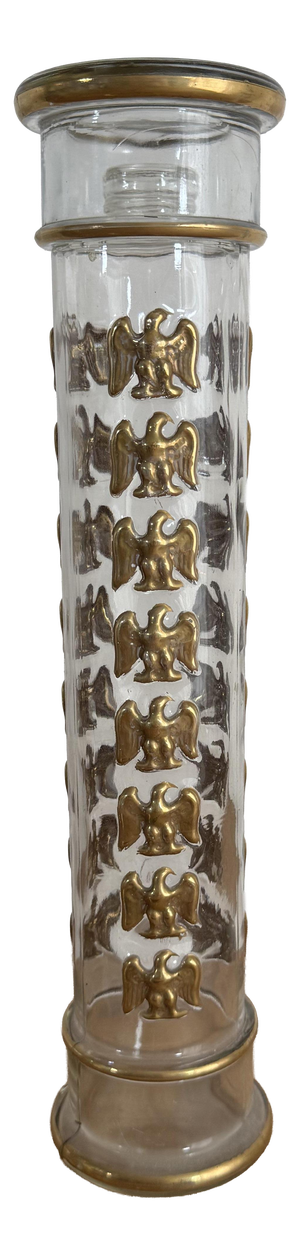 Vintage Armagnac Bottle with Eagle Motif