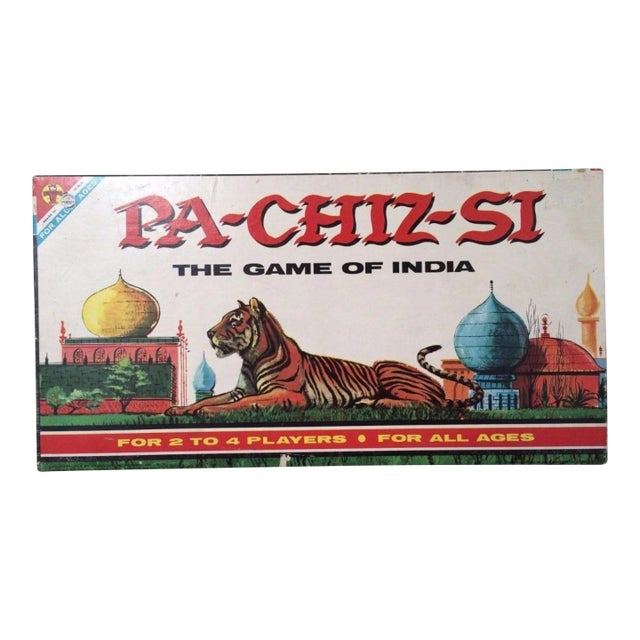 1960s Pachisi Board Game Classic Game of India Family Game a.k.a. Parcheesi Euc Chairish