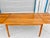 Wood 1960s Danish Modern Teak & Vinyl Dining Set of 6 For Sale - Image 7 of 12
