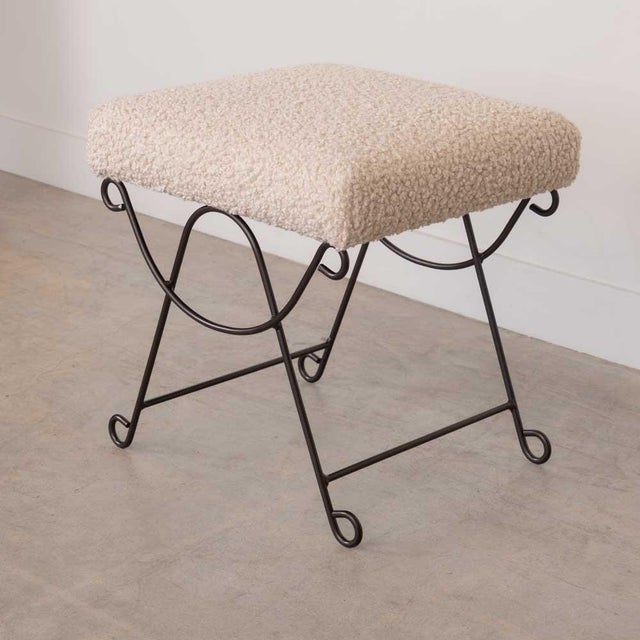 Panoplie Iron Loop Stool, Poodle For Sale - Image 4 of 10