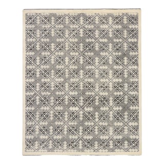 Contemporary Moroccan Style Souf Rug With Raised Design - 08'01 X 10'00 For Sale