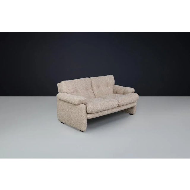 Mid-Century Modern Two-Seat Coronado Sofa attributed to Tobia Scarpa for B&b Italia, 1960s For Sale - Image 3 of 11