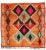 Vintage Orange Boujad Moroccan Rug - 06'02 X 06'06 For Sale - Image 9 of 9
