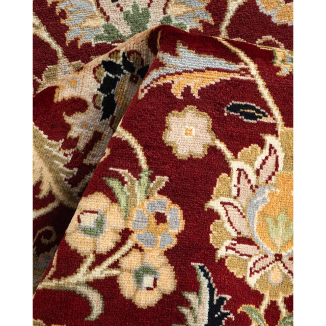 Textile Mogul, One-of-a-Kind Hand-Knotted Area Rug in Red, 3' 1" x 5' 0" For Sale - Image 7 of 8