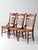 Wood Antique Eastlake Revival Cane Seat Dining Chairs Set of 3 For Sale - Image 7 of 16